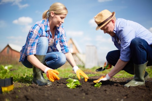 Eco-friendly garden waste recycling